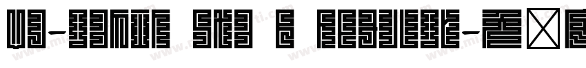 VD-admin Std B Regular字体转换